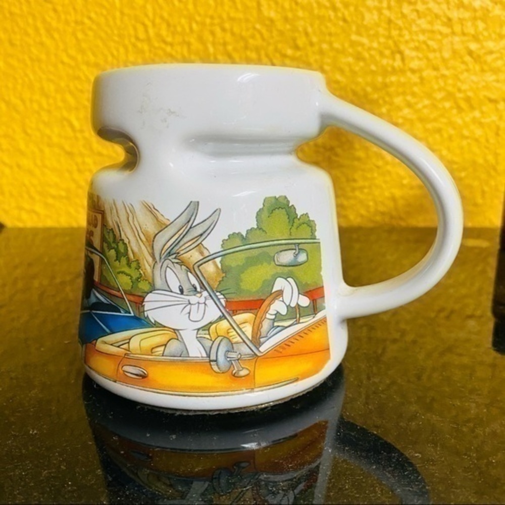 Warner Brs. Looney Toons Coffee Mug No Spill Travel Highwave Collectible - Picture 8 of 12